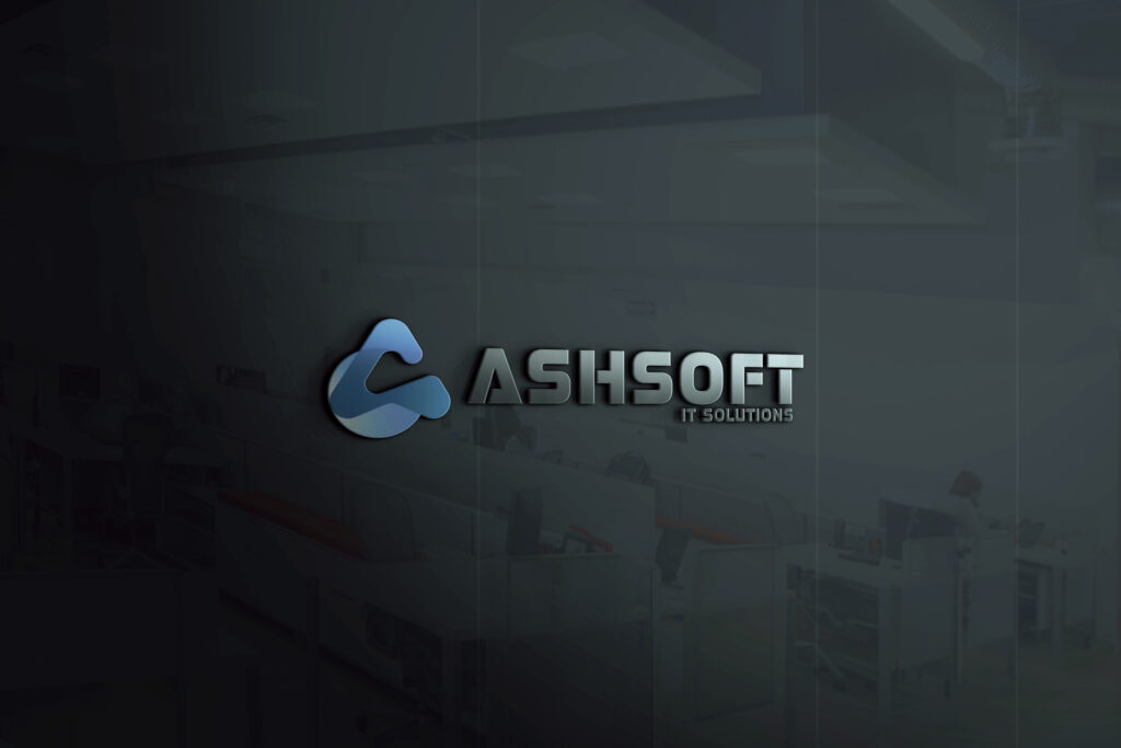 Home 3d glass window logo mockup